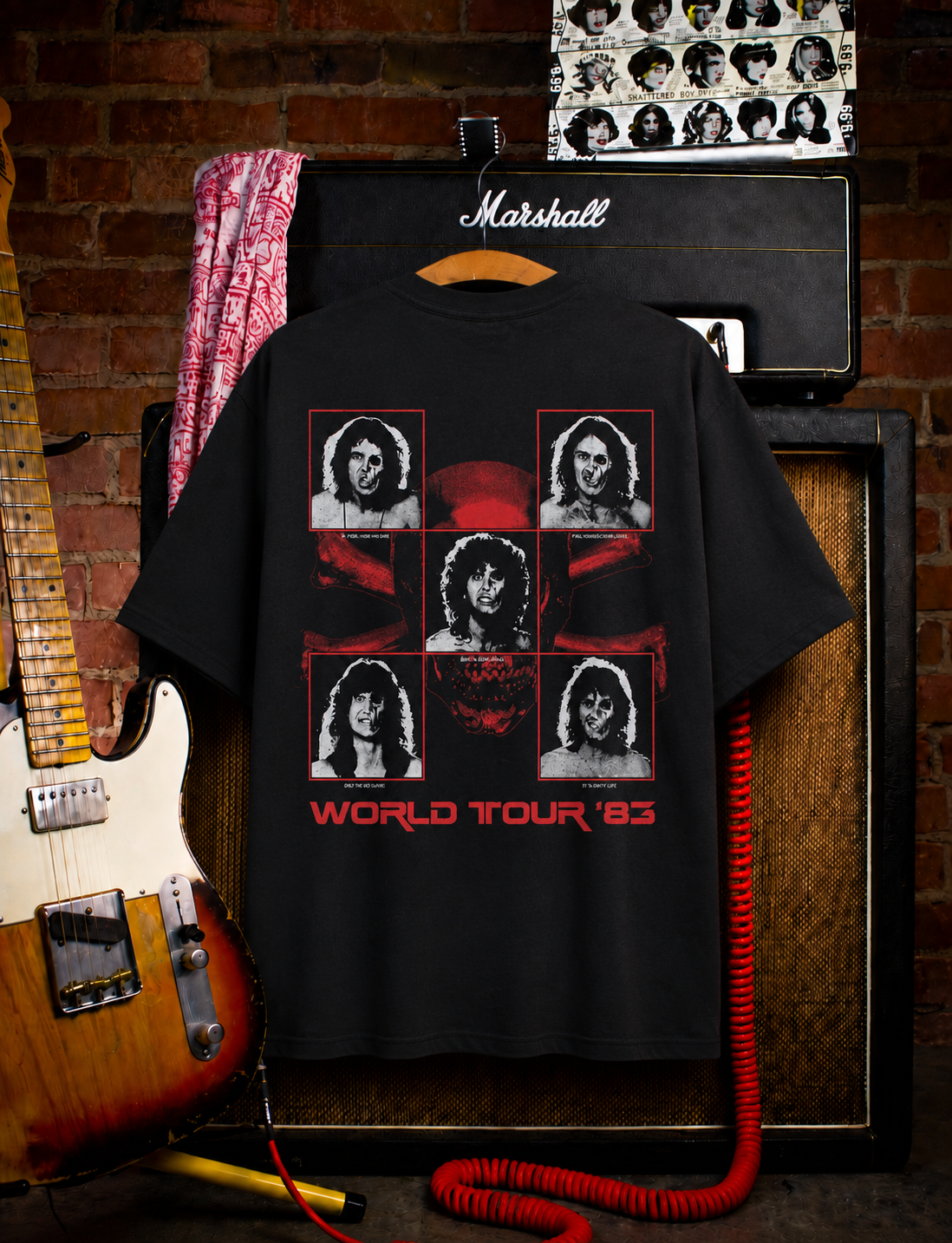 KROKUS HEADHUNTER 83 NEW BLACK T-SHIRT