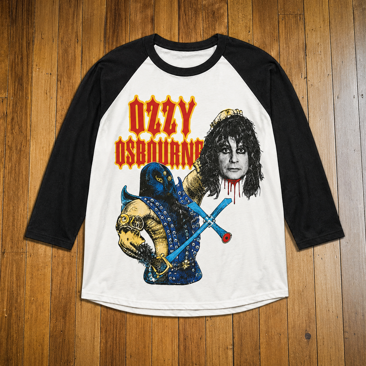HM08 vintage-inspired heavy metal T-shirt design