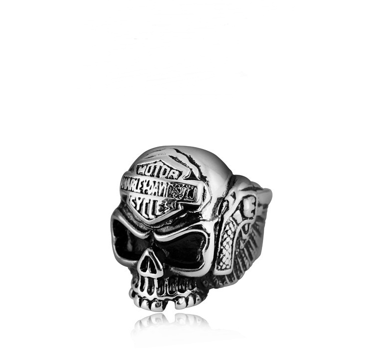 Motor Passion Skull Ring
