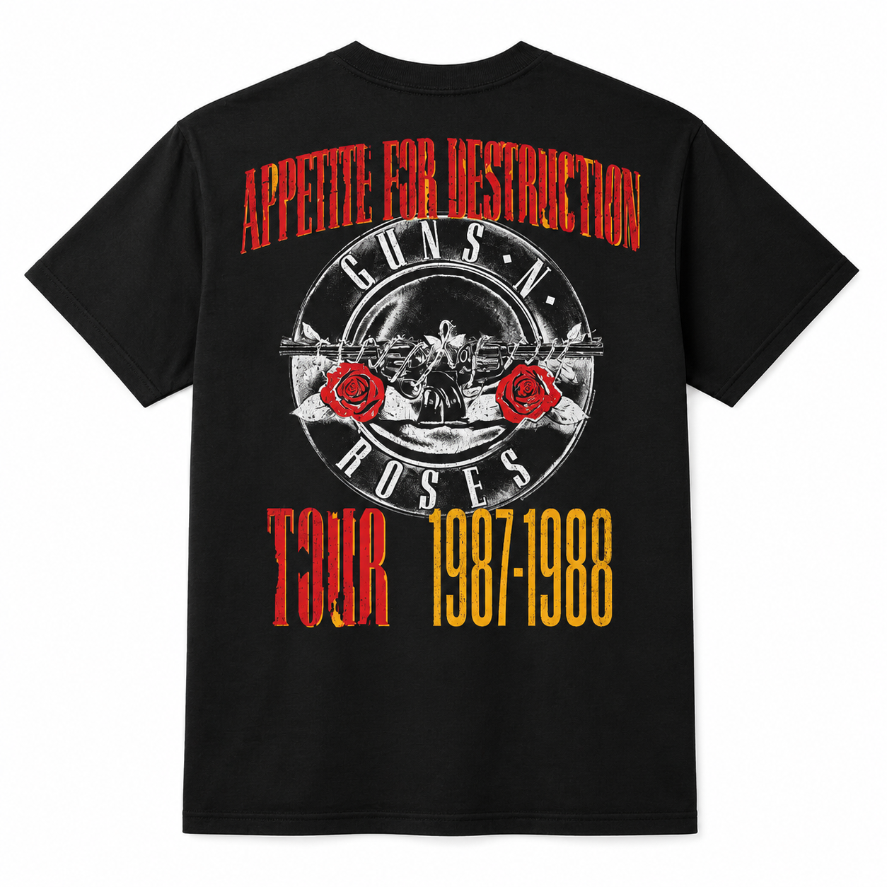 GUNS N' ROSES Eye-Catching T-Shirt, AFD TOUR