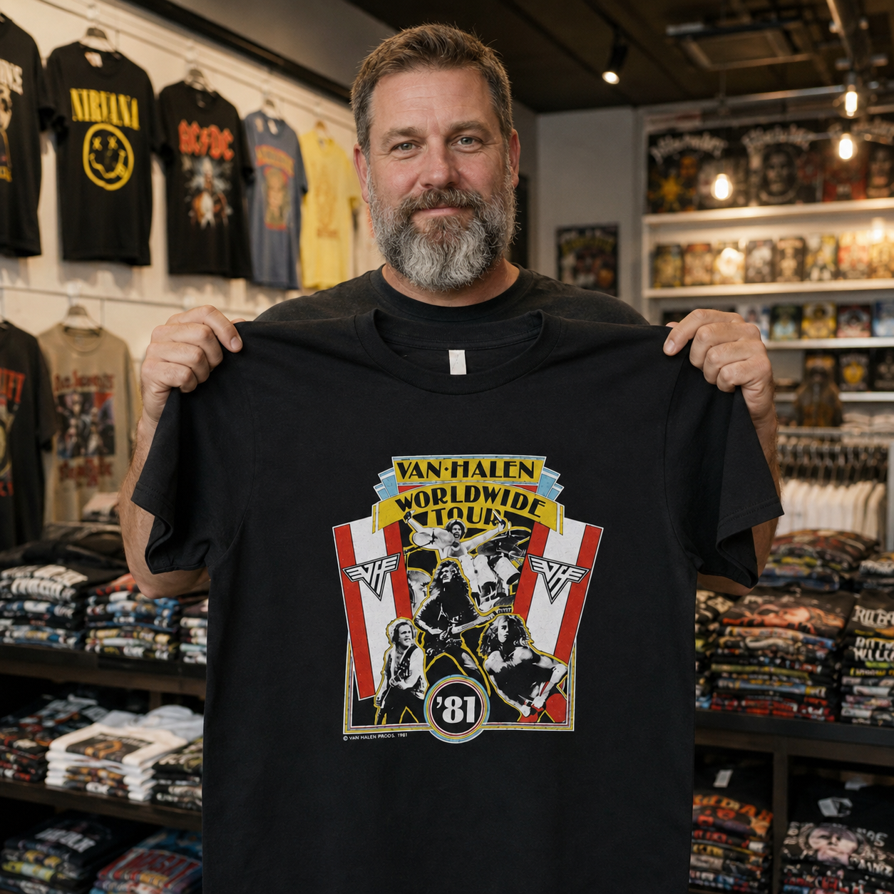1981 Van Halen World Tour Shirt