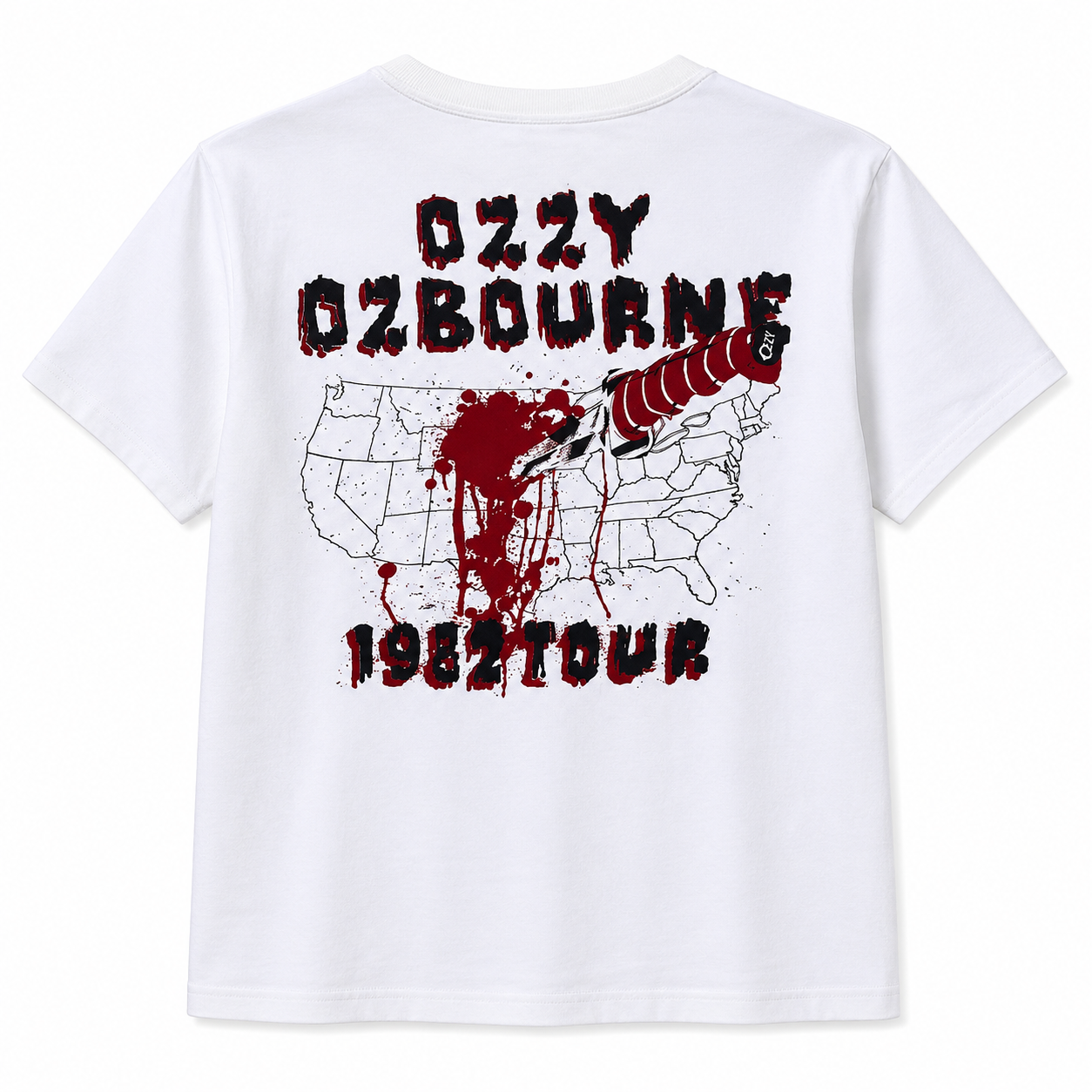 1982 OZZY OSBOURNE vintage rare 80's concert tour original rock metal tee t-shirt