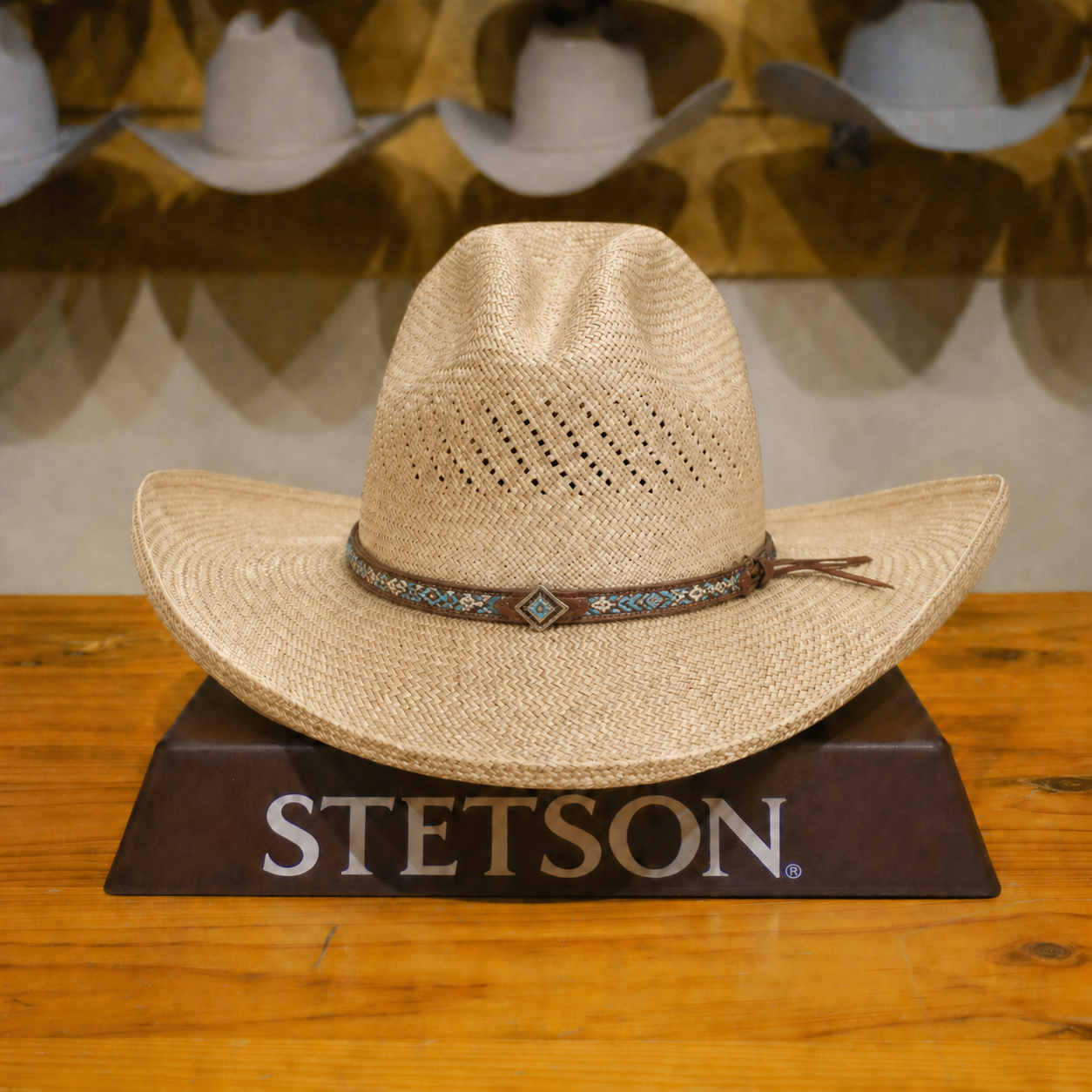 Stestson Palm Leaf Straw Hat