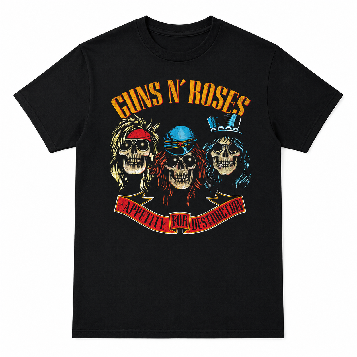 GUNS N' ROSES Eye-Catching T-Shirt, AFD TOUR