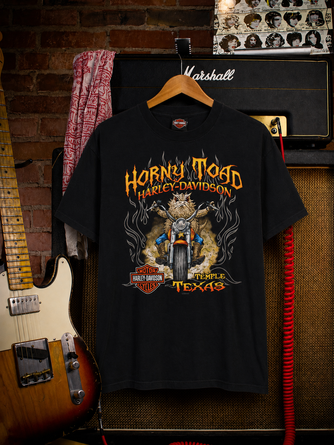 Vintage Harley Davidson Horny Toad Graphic T Shirt 2000s