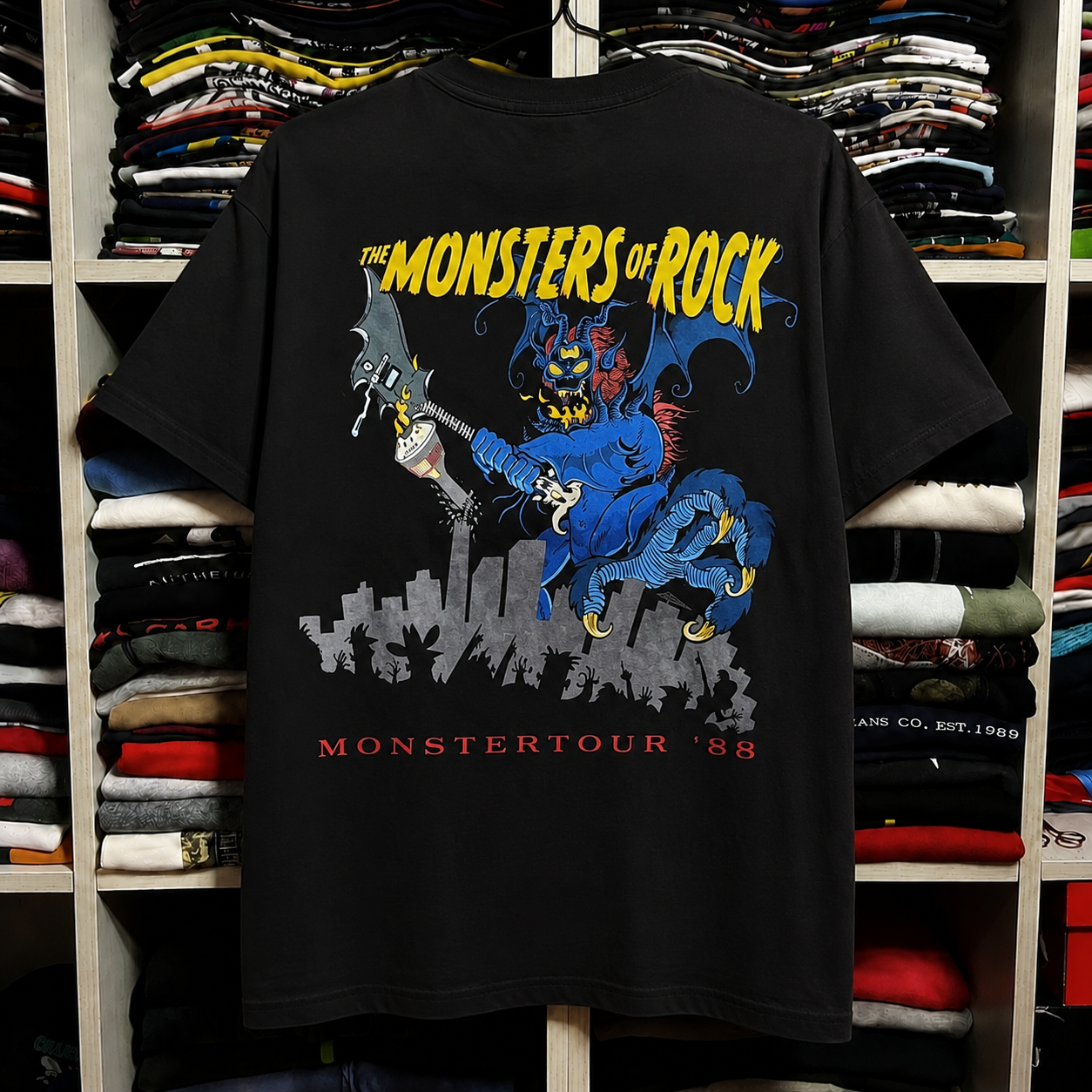 Style 07 black Monsters of Rock T-shirt