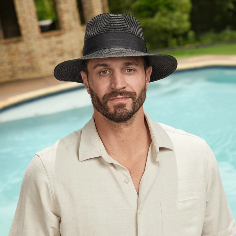 Afternoon | Mens Fedora Straw Hat