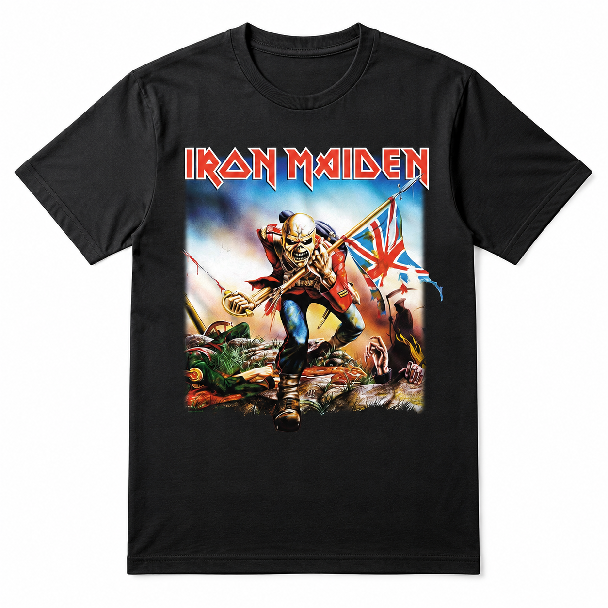 Iron Maiden - Trooper Square Boyfriend Tee