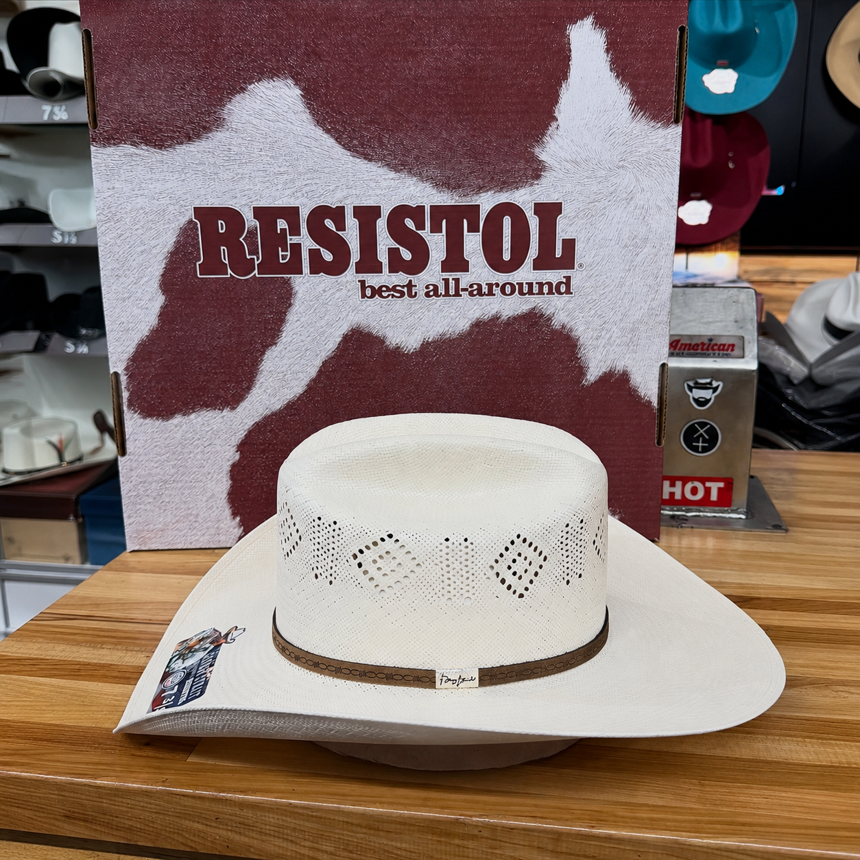 RES Cedar Trail 20X Straw Cowboy Hat