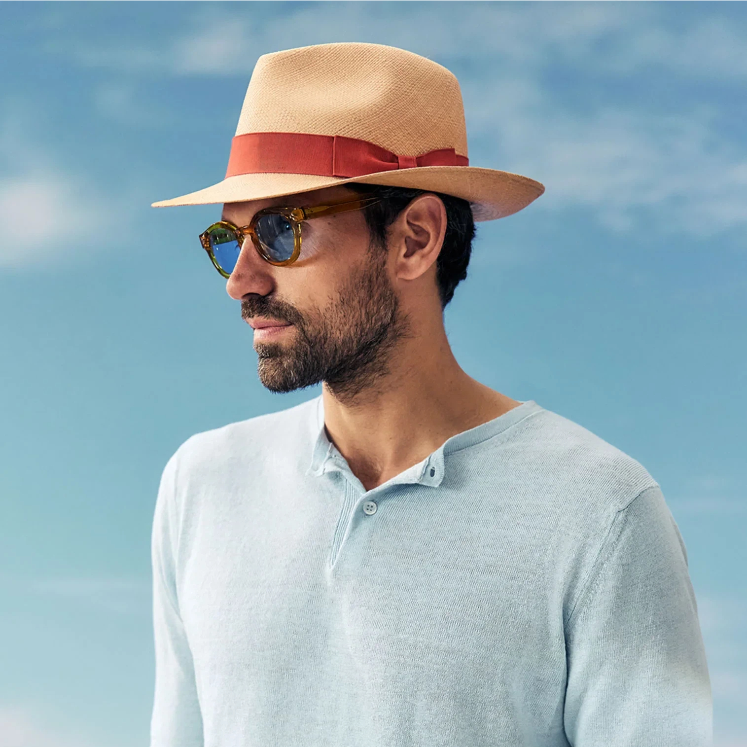 Jesse Toquilla Palm Straw Panama Hat