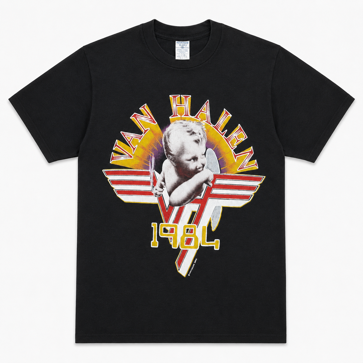 1984 Van Halen Smoking Baby Shirt