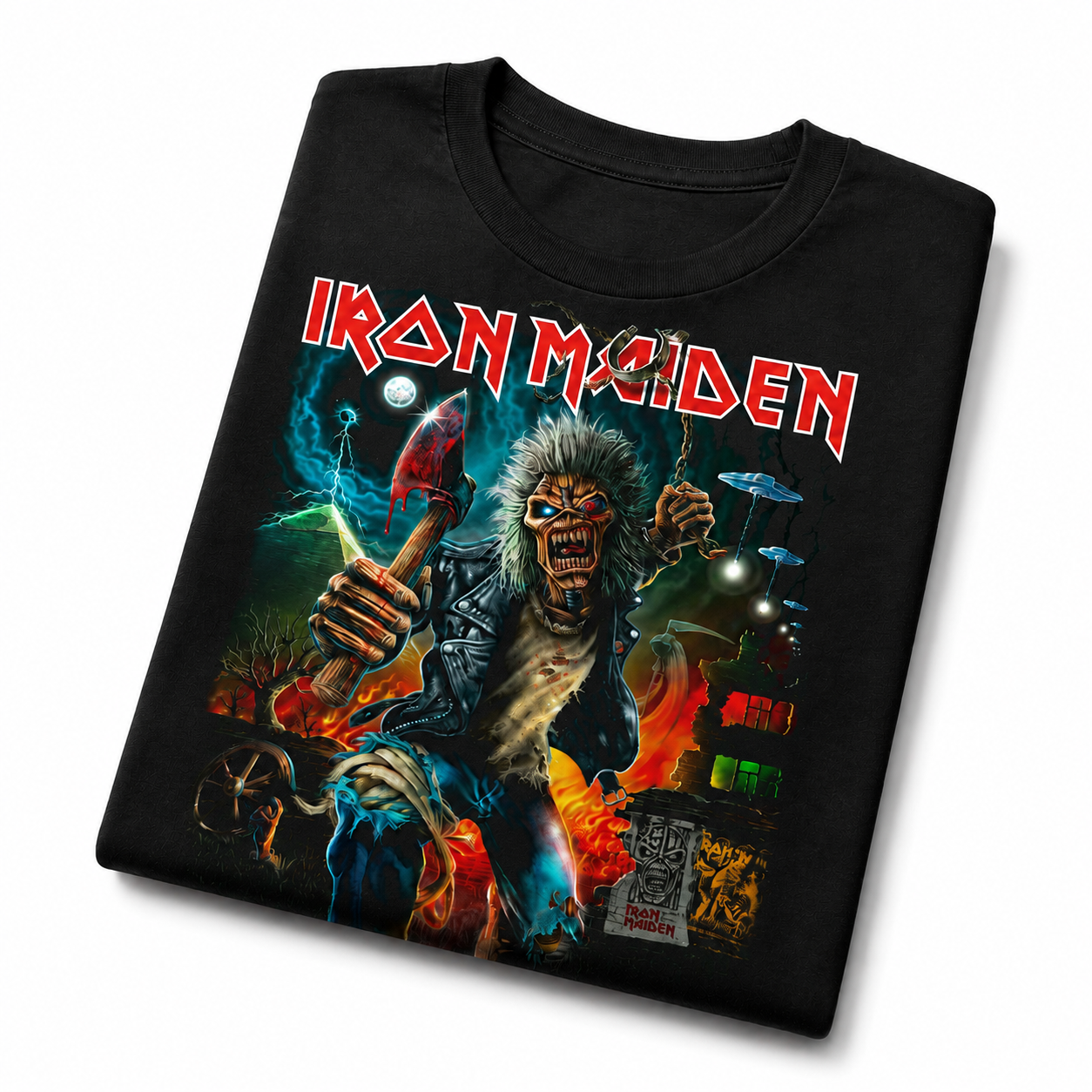 Iron Maiden Run For Your Lives World Tour T-Shirt