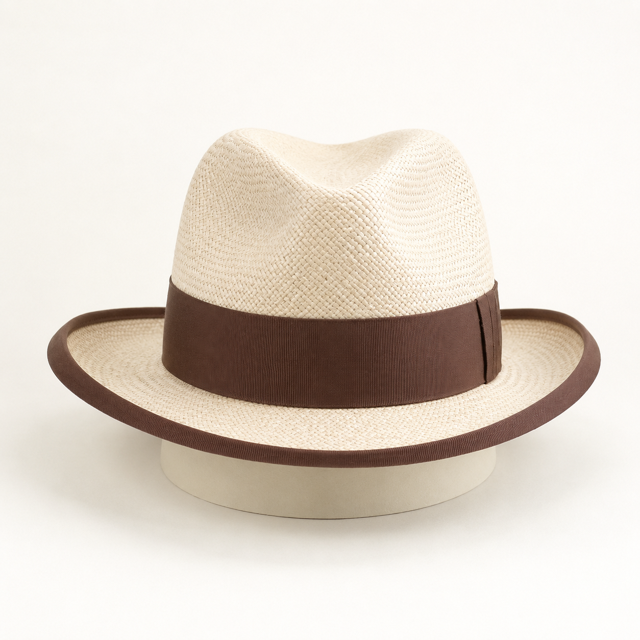 Al Pacino Panama Homburg Hat - Coffee Band