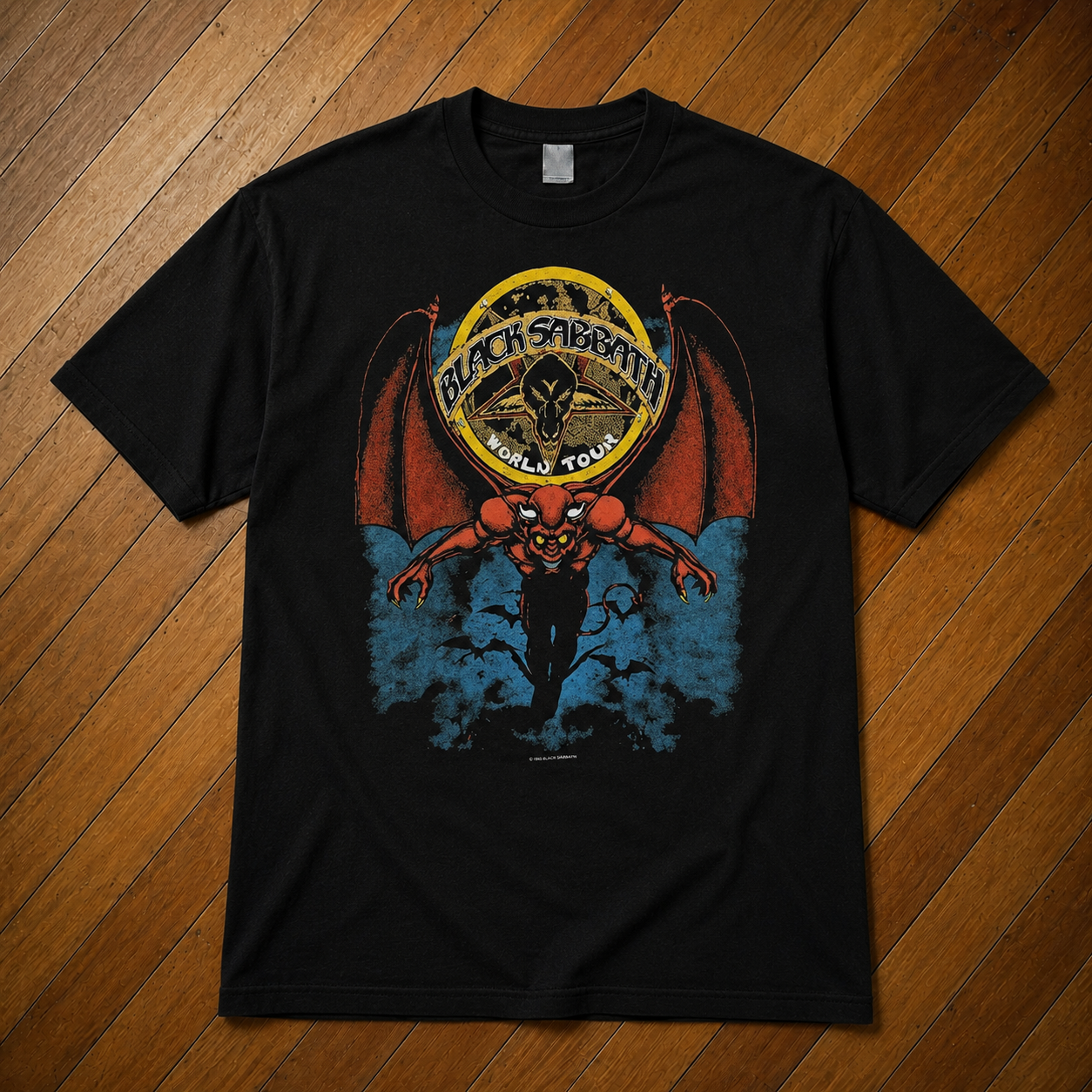 Black Sabbath Mob Rules Vintage Tour Tee
