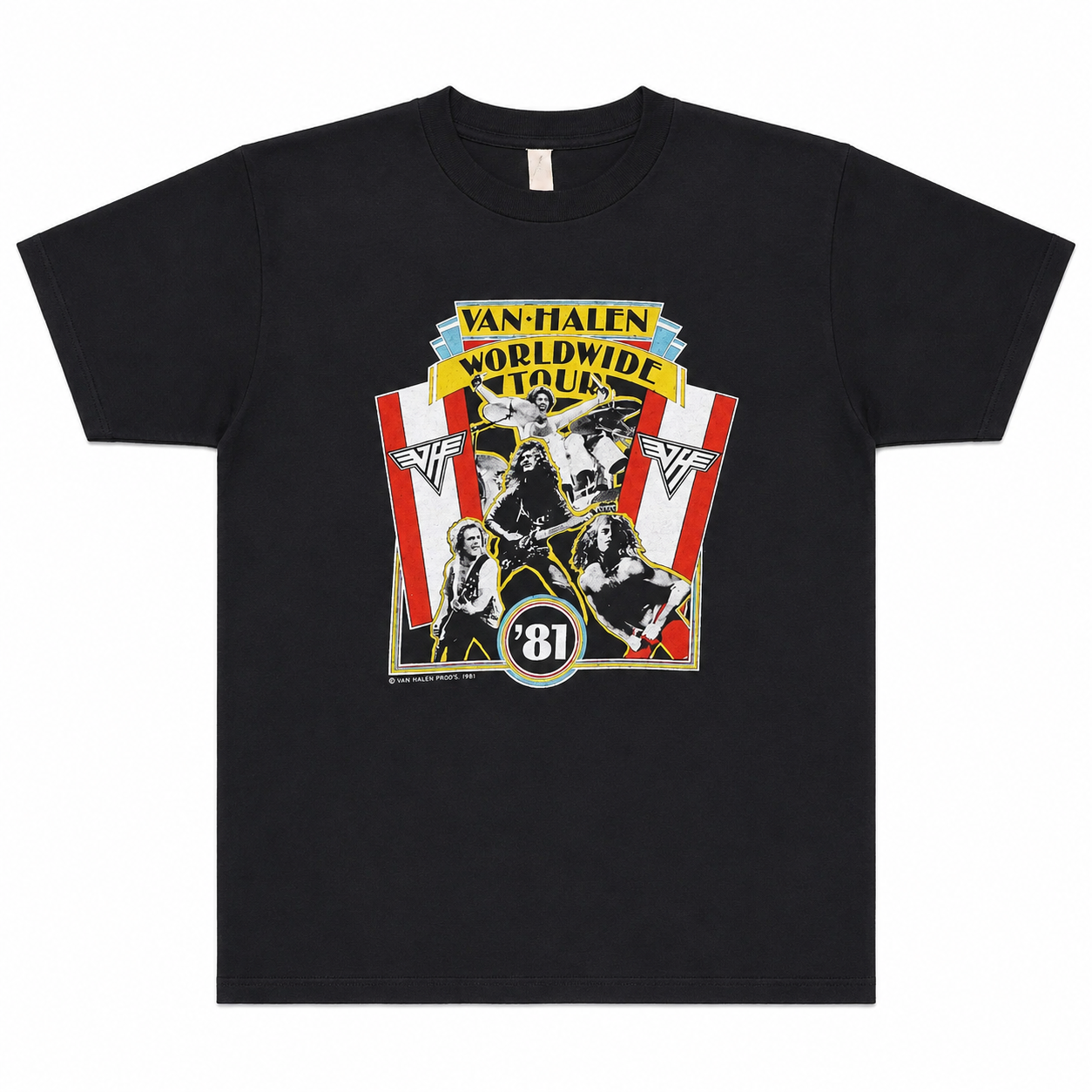 1981 Van Halen World Tour Shirt