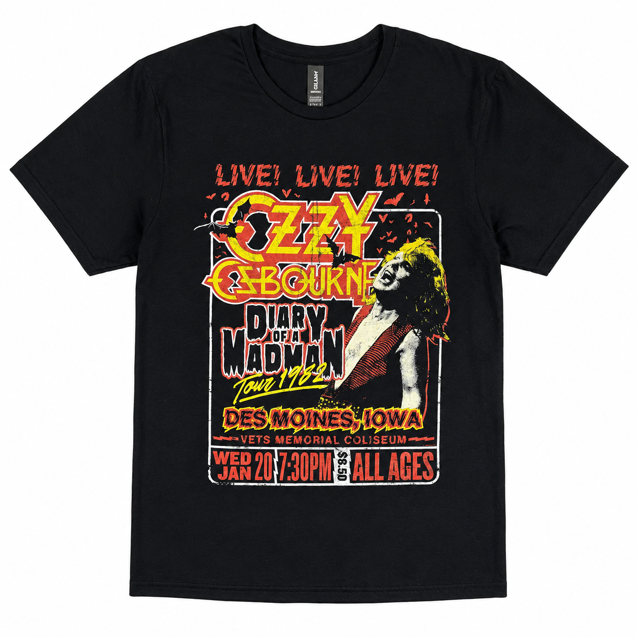 1981 ☠︎ Diary of a Mad Man ☠ Band Tee Collection