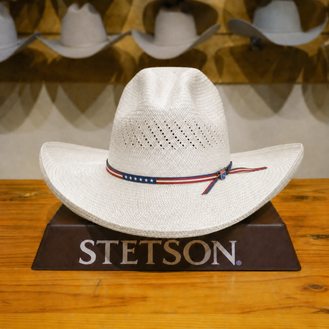 Calhoun Palm Leaf Straw Cowboy Hat