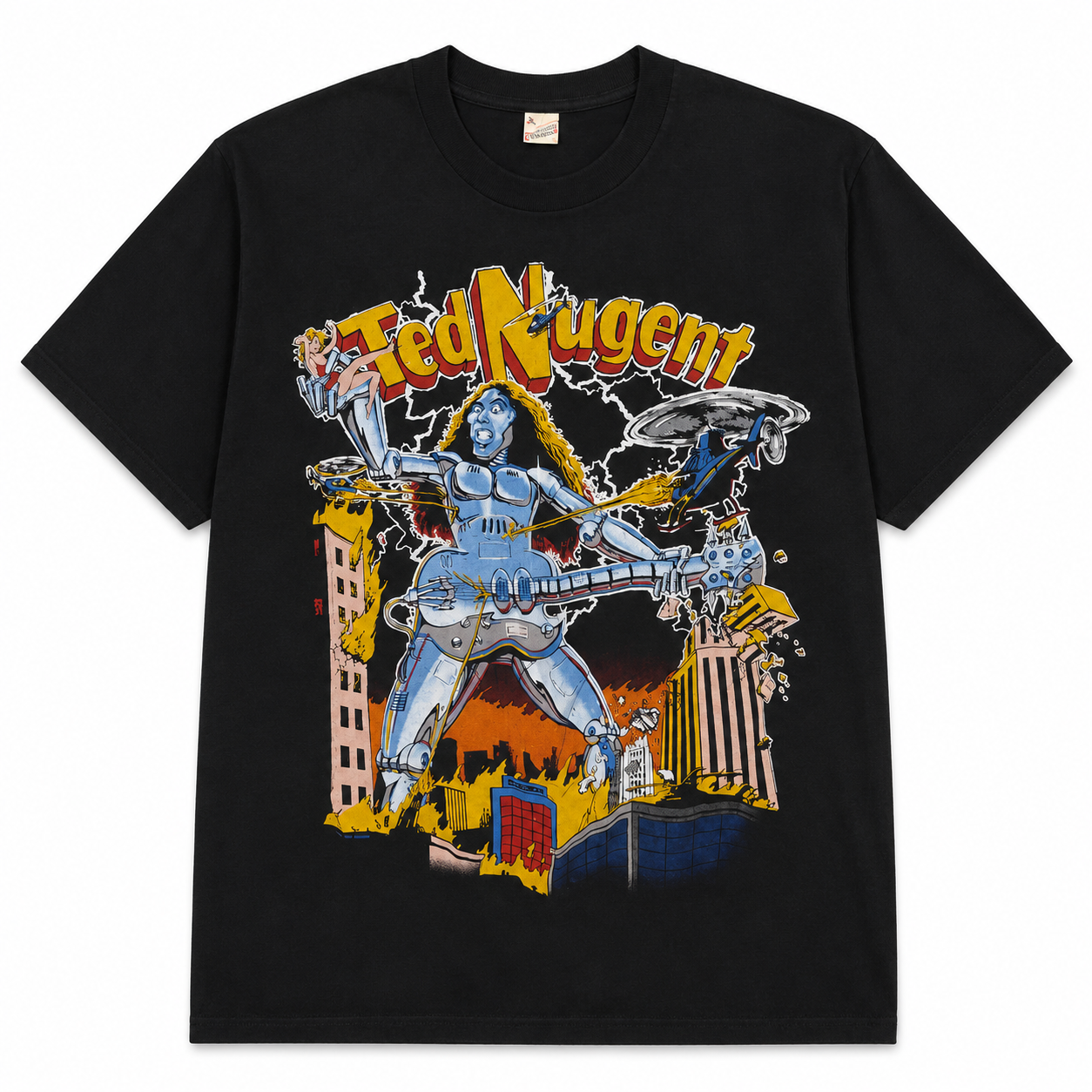 1987 Ted Nugent The Metal Maniac is Back Vintage Rock Band Tour Tee