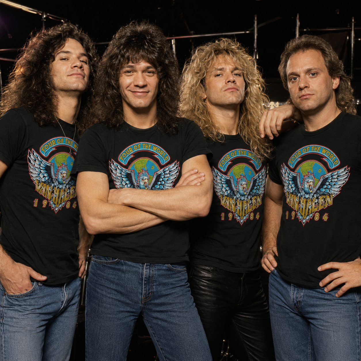 World Tour Shirt Van Halen 1984