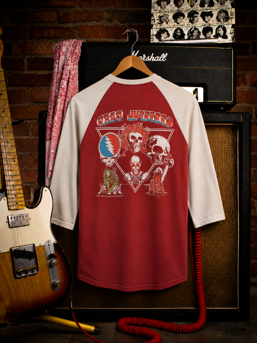 Grateful Dead vintage raglan style t-shirt