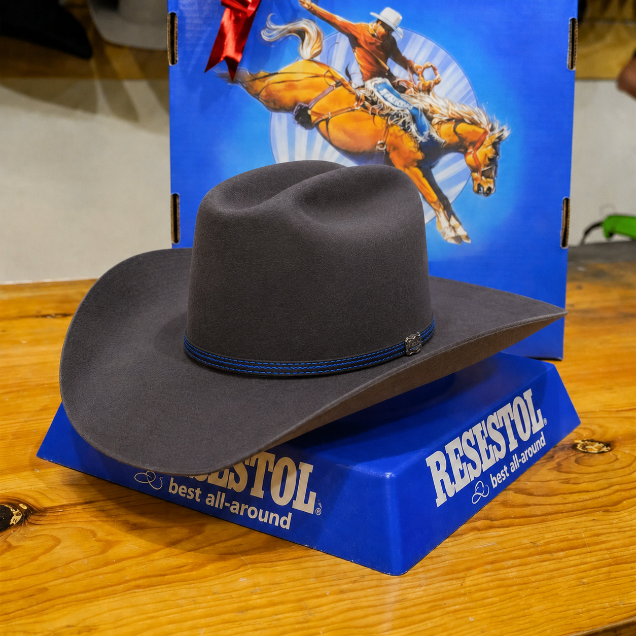 3X Mustang Trail Cowboy Hat-Granite