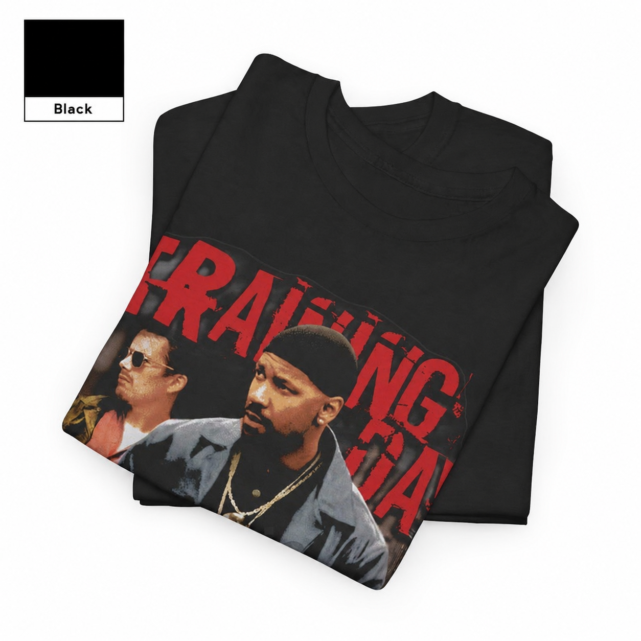 Training Day Movie T-Shirt: Denzel Washington 90s Retro Style Shirt