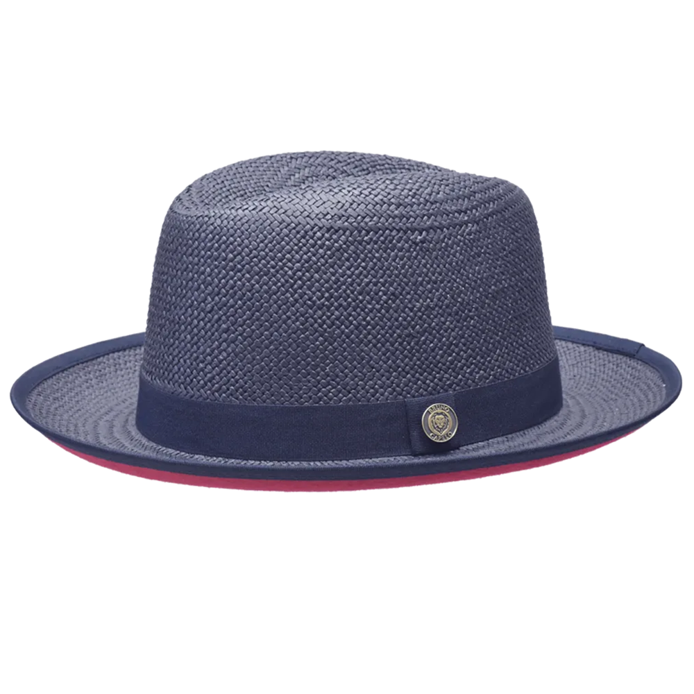 Empire in Multiple Colors Color Bottom Straw Fedora