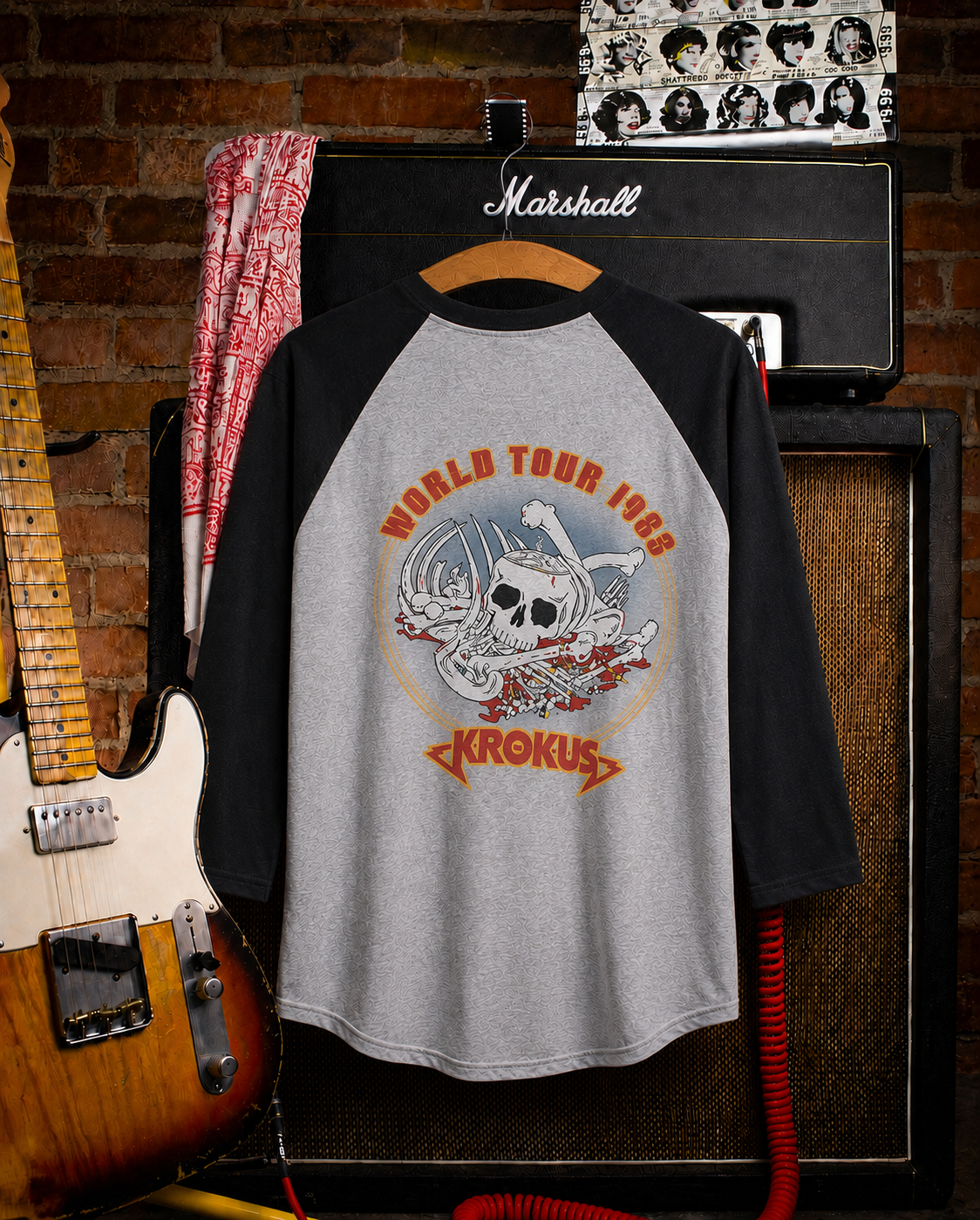  “Eat the Rich” vintage Krokus tee