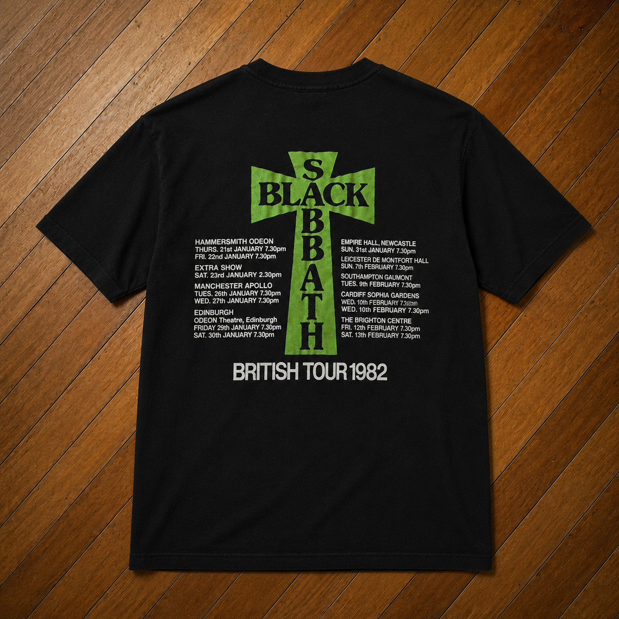 Black Sabbath Mob Rules Vintage Tour Tee