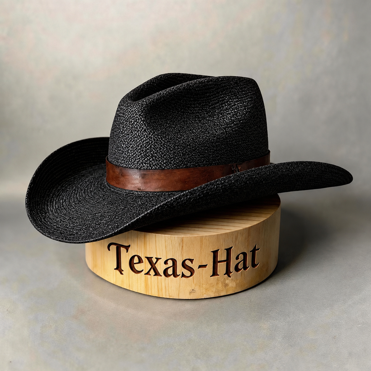 Frontier Granite Gus | Authentic Black Fur Felt Western Hat