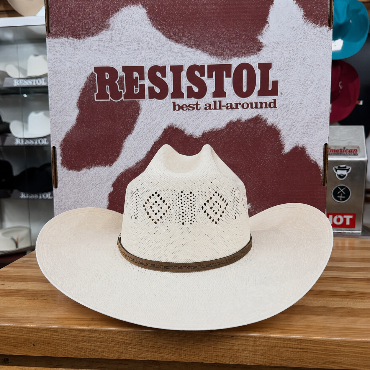 RES Cedar Trail 20X Straw Cowboy Hat