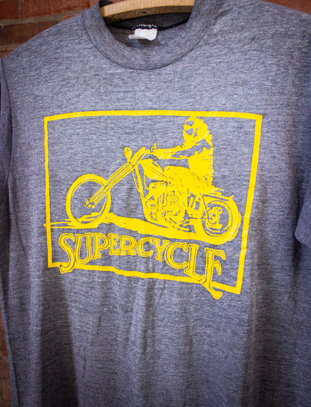 Vintage Supercycle Motorcycle Graphic T Shirt  70s
