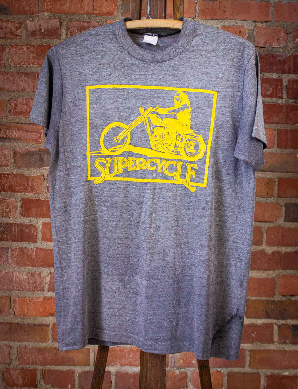 Vintage Supercycle Motorcycle Graphic T Shirt  70s