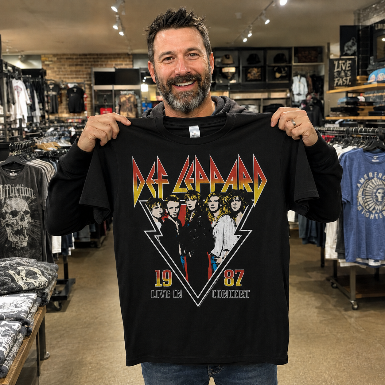 Def Leppard 1987 Live in Concert T-Shirt