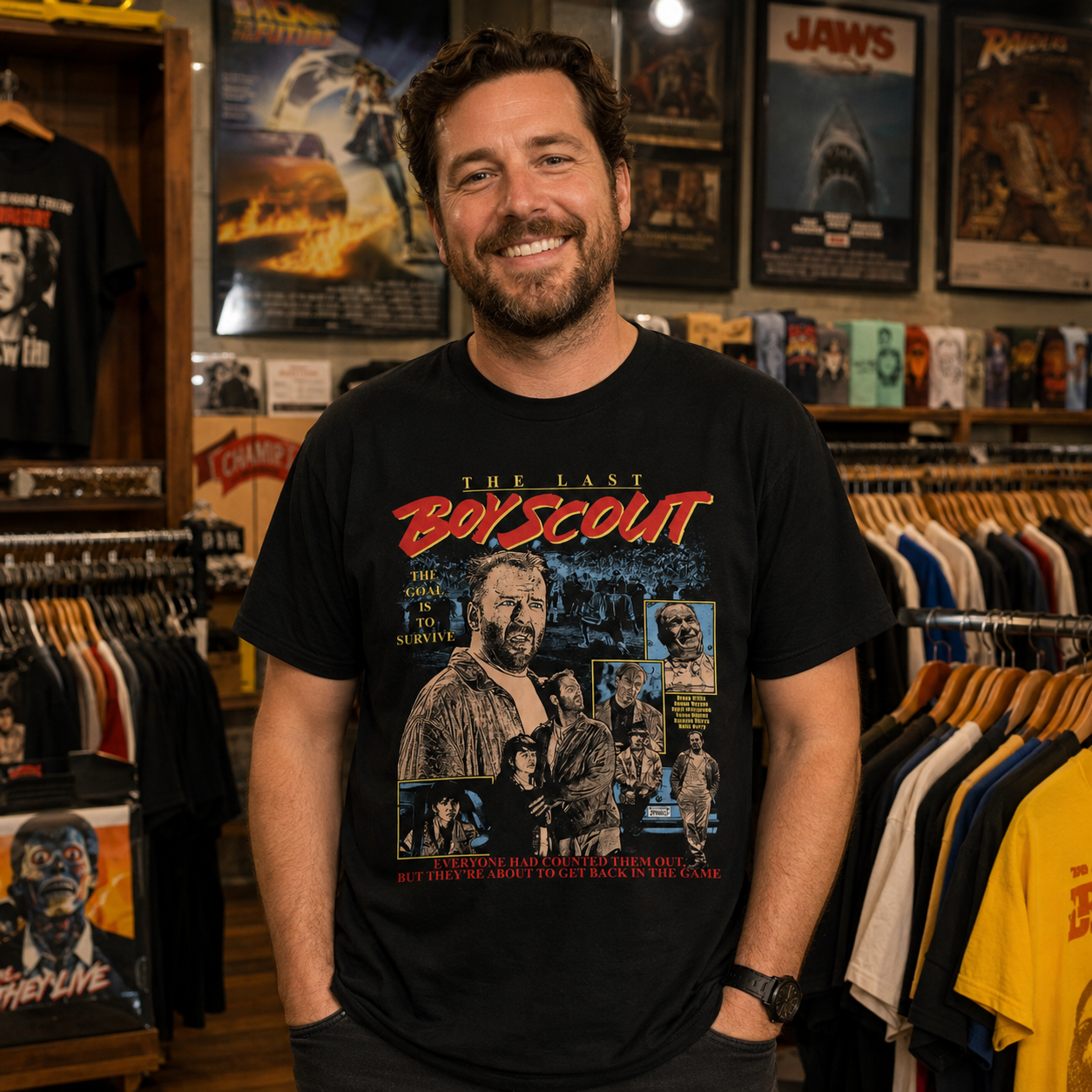 The Last Boy Scout Movie T-Shirt (1991) Action Film T shirt