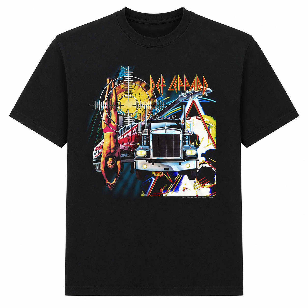 Def Leppard 80s Album Collage T-Shirt