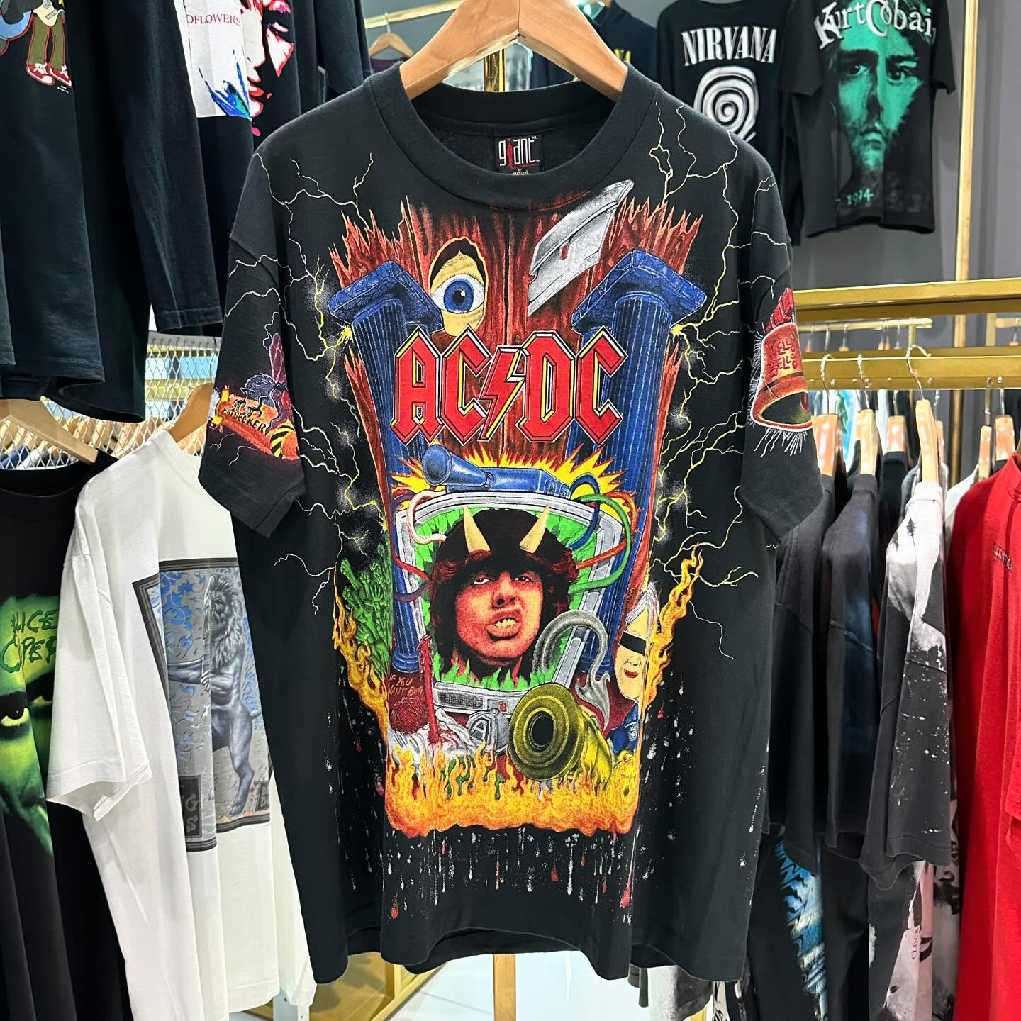 1992 AC/DC “Hells Bells AOP” T-Shirt