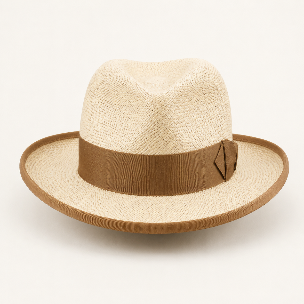 Al Pacino Panama Homburg Hat - Brown Band