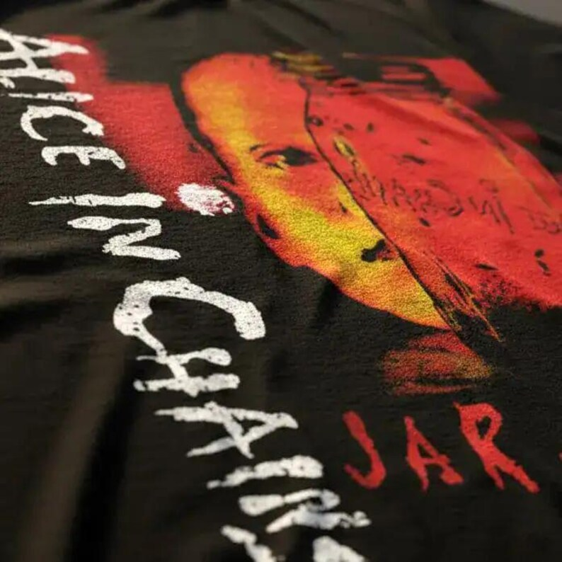 Alice in Chains T-Shirt Jar of Flies Album Art Alt Rock Metal Adult Tees