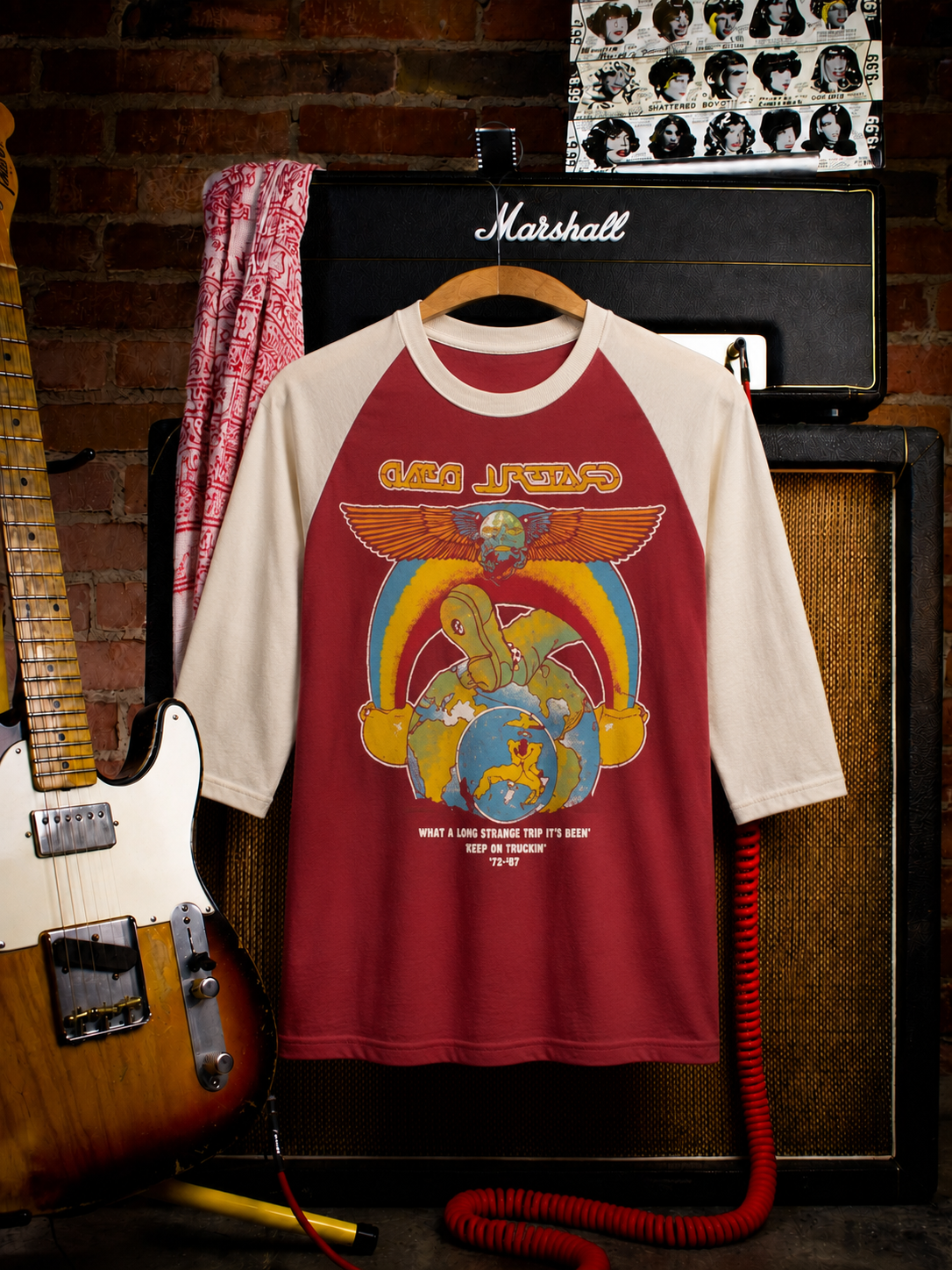 Grateful Dead vintage raglan style t-shirt