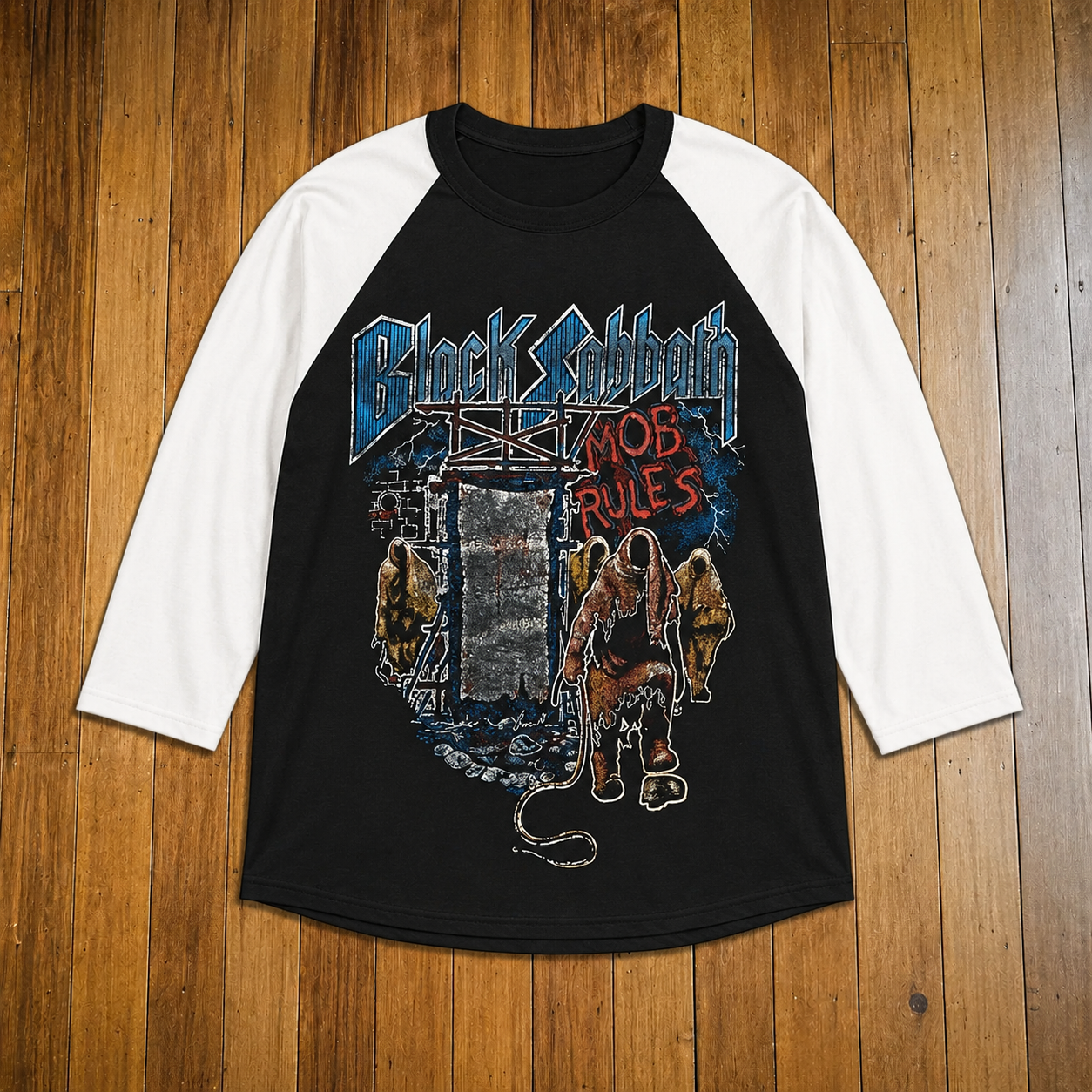 Black Sabbath Mob Rules Vintage Tour Tee