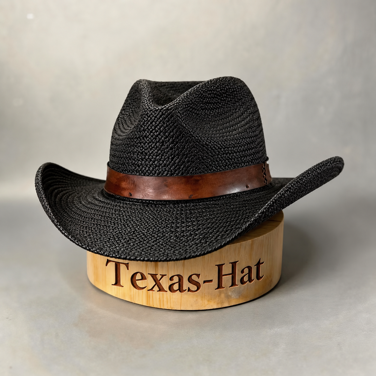 Frontier Granite Gus | Authentic Black Fur Felt Western Hat