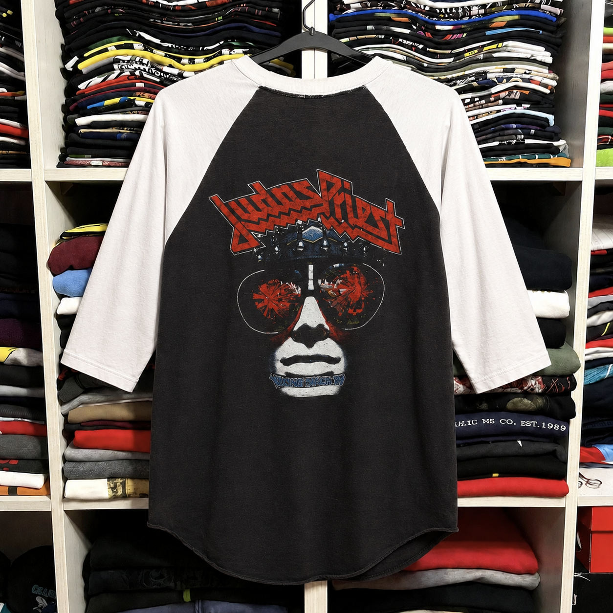 Judas Priest raglan tee Style 06