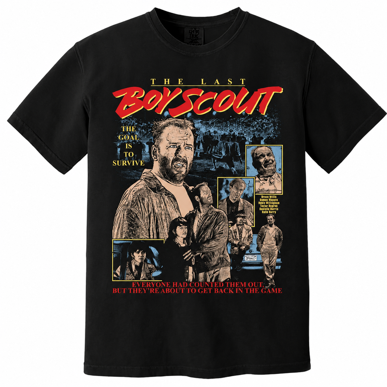 The Last Boy Scout Movie T-Shirt (1991) Action Film T shirt