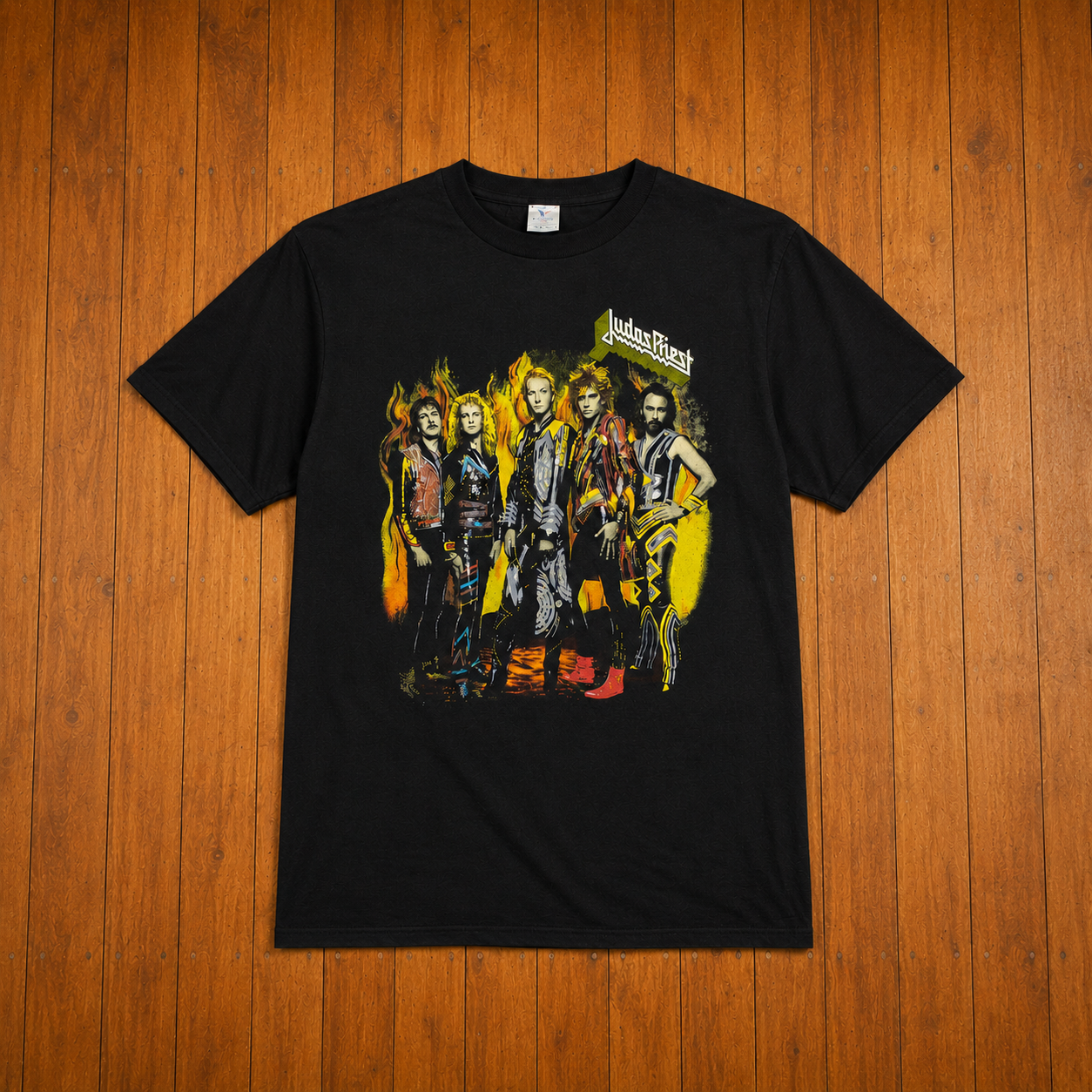 Vintage Judas Priest Fuel For Life Concert T Shirt 1986 Black