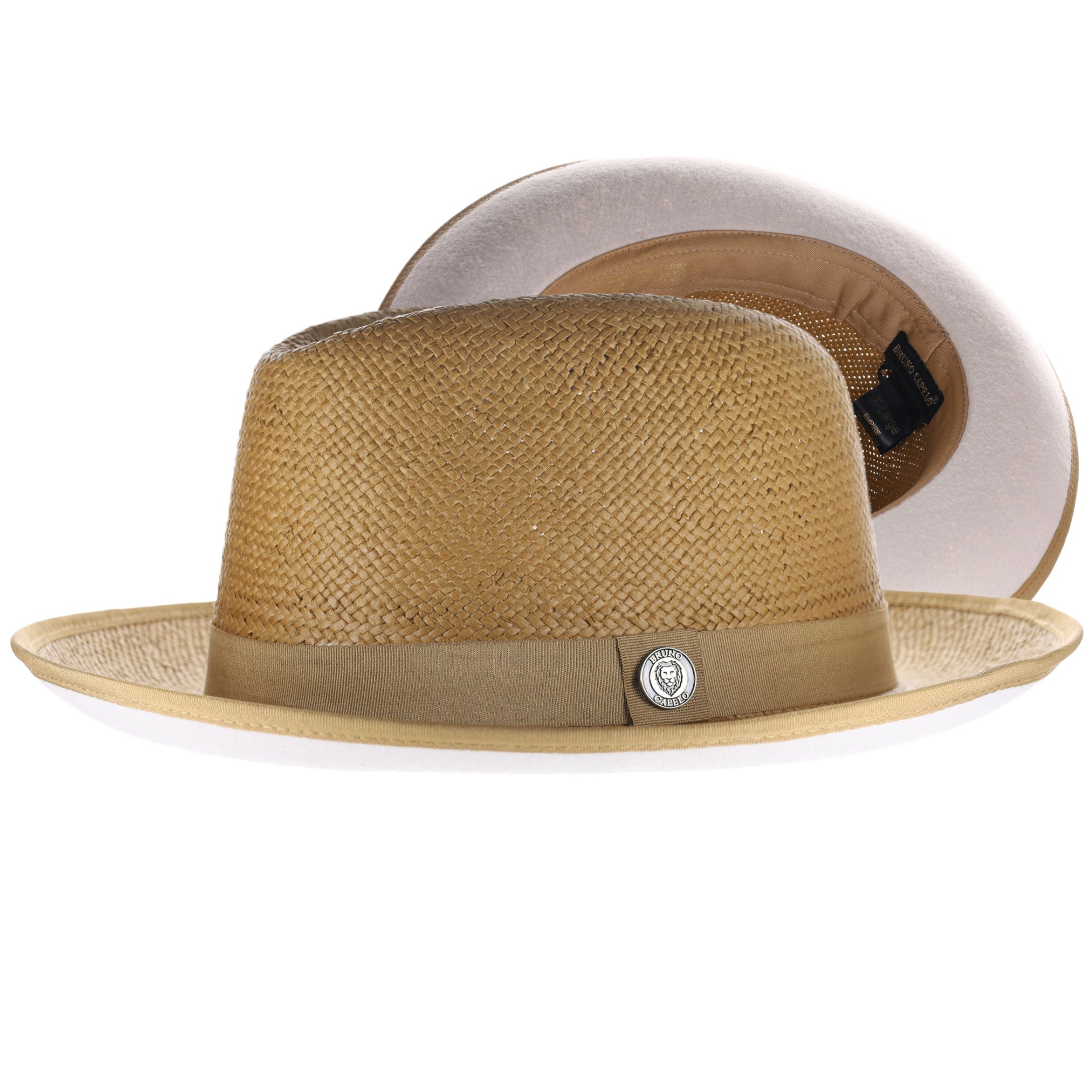 Empire in Multiple Colors Color Bottom Straw Fedora