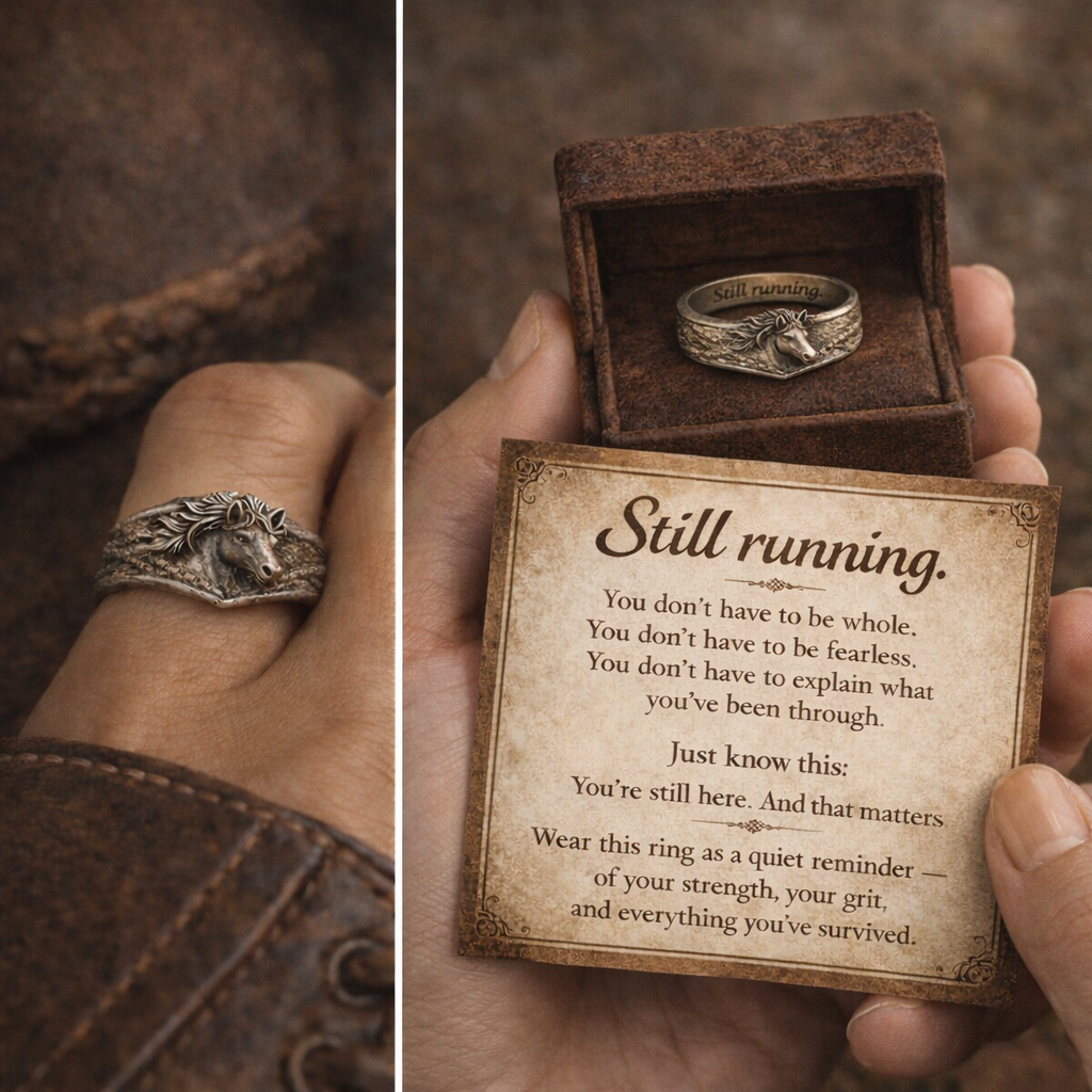 2026 New Year's Gift-Handmade Silver Wild Horse Ring