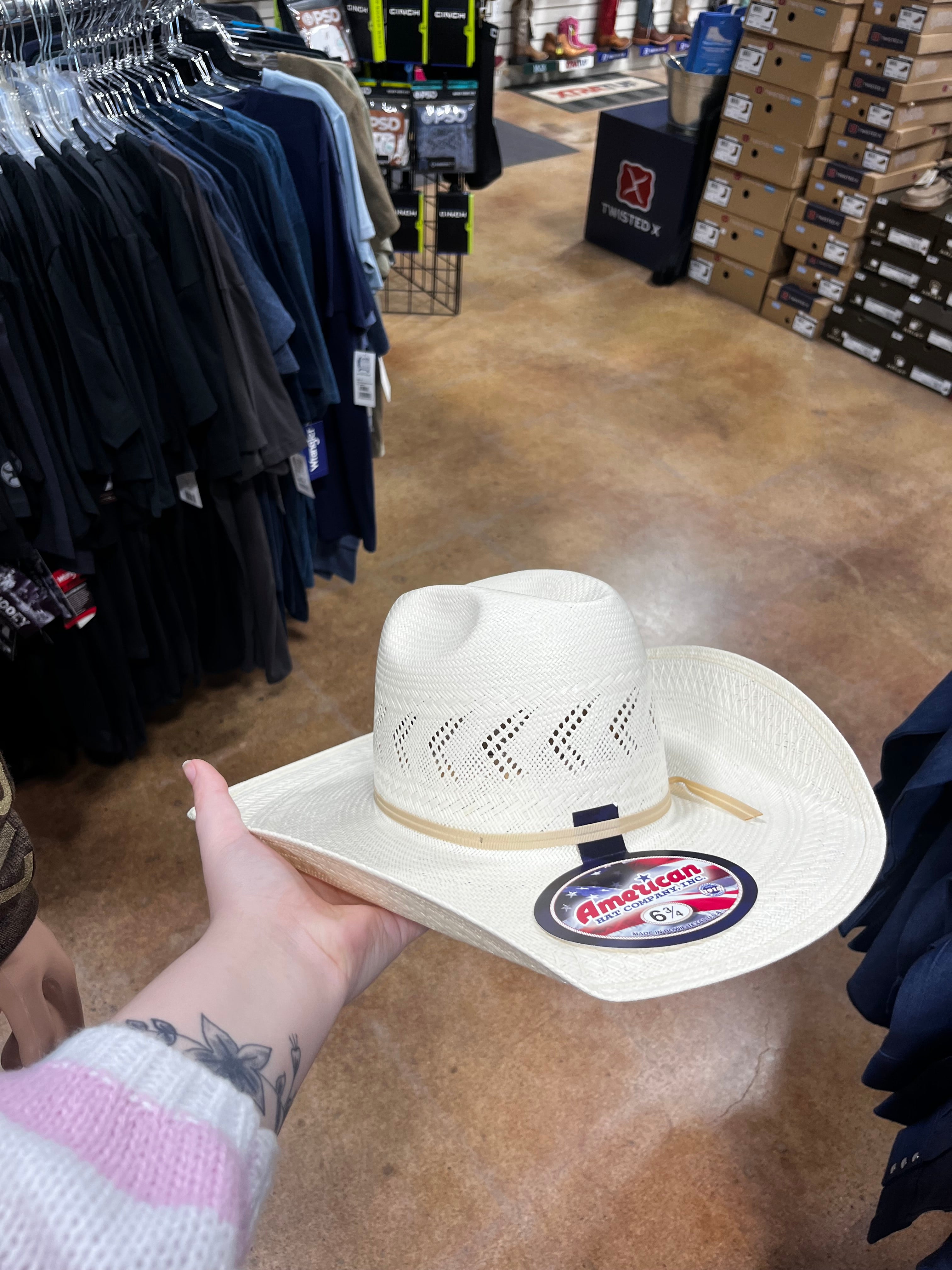 American Texas-company Straw Hat (JC4210)