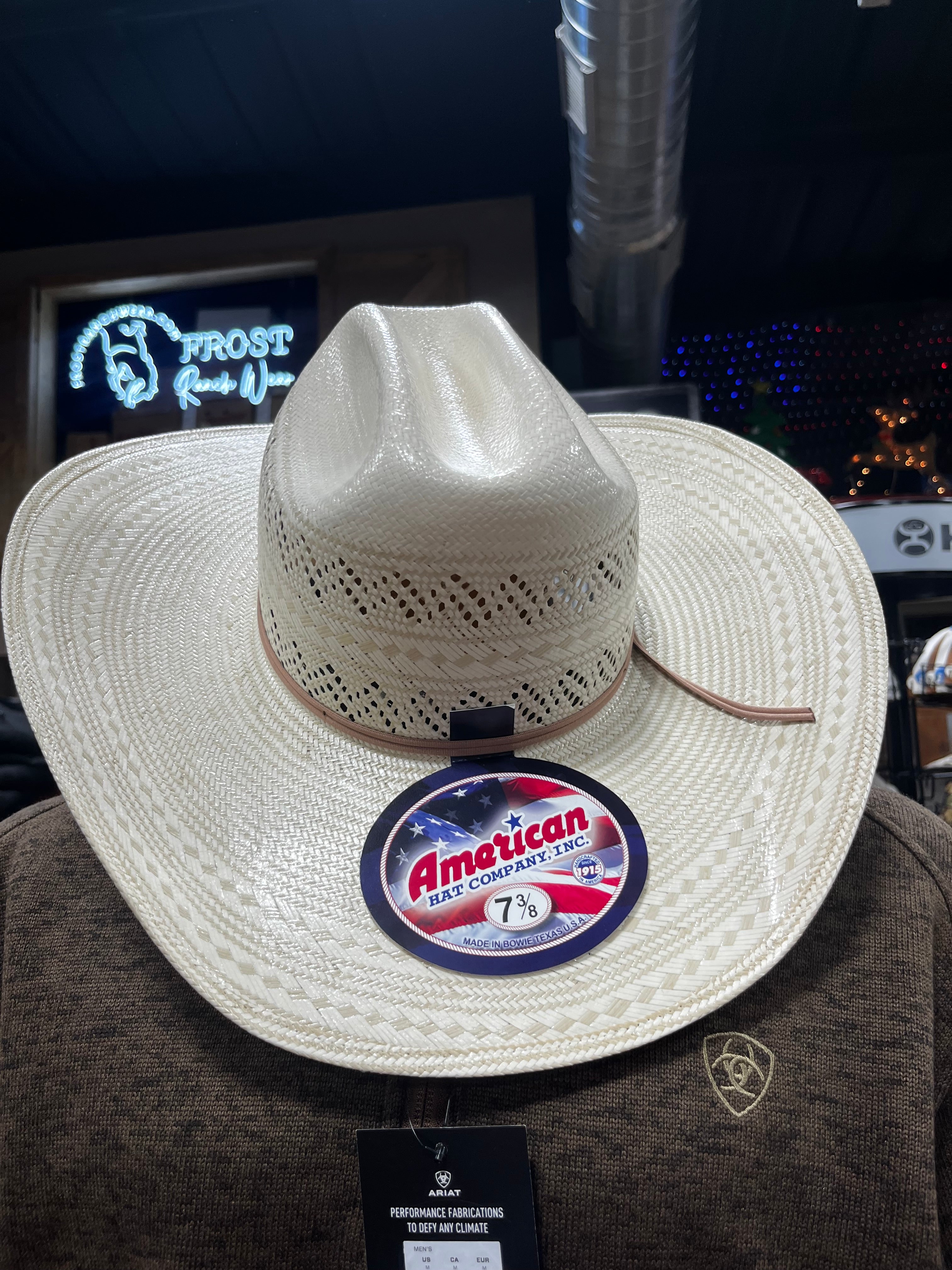 American Texas-company straw hat (6900)