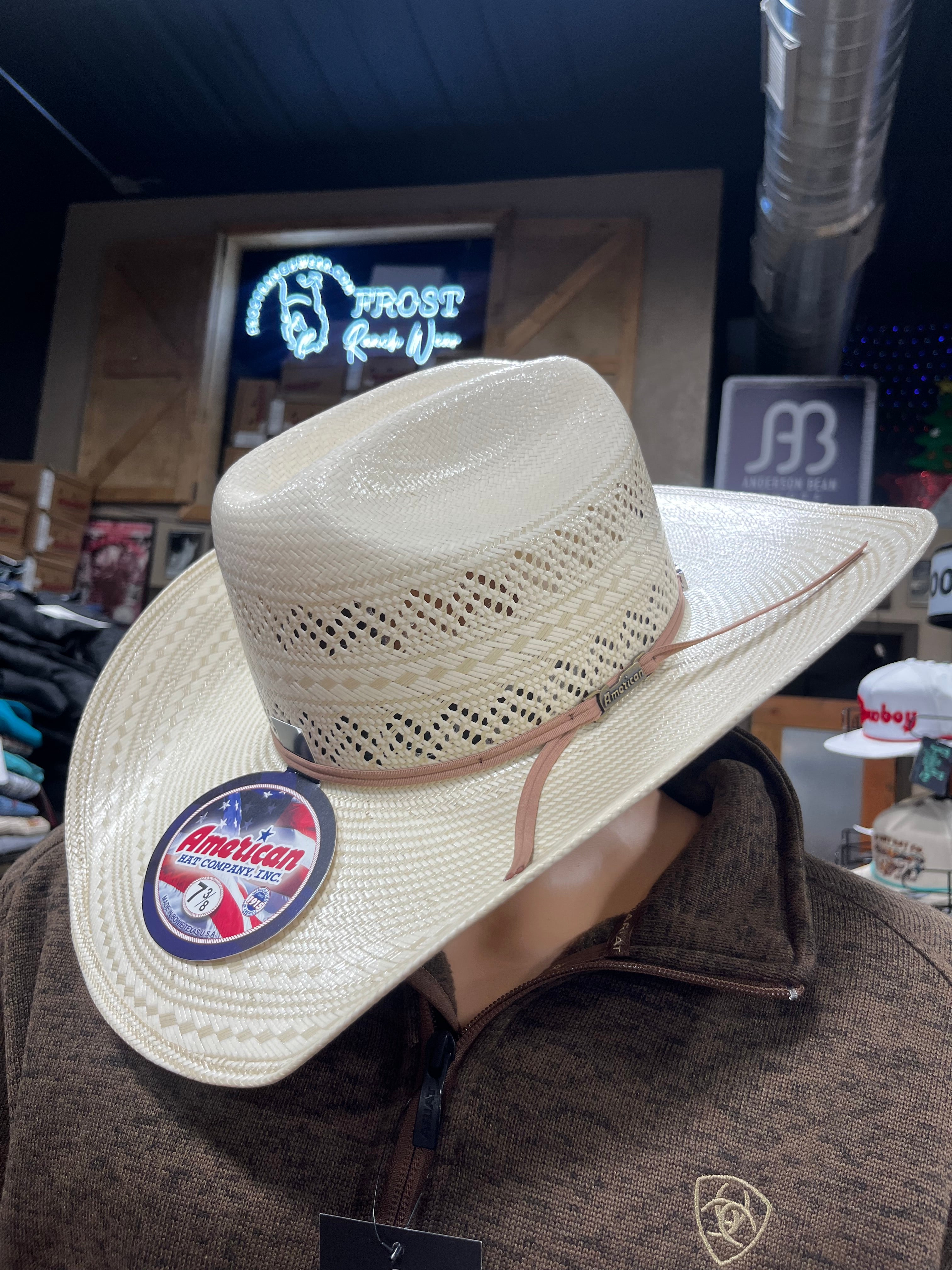 American Texas-company straw hat (6900)